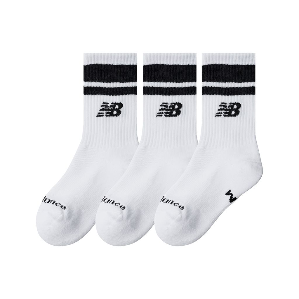 New balance Kids Everyday Stripe Midcalf 3 Pack-S S