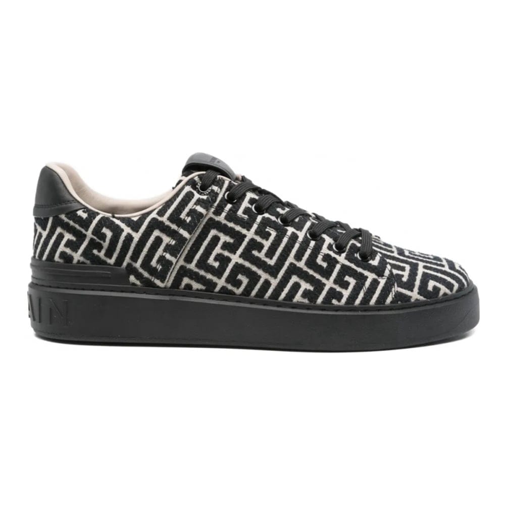 Balmain - Sneakers 'Geometric-Pattern' pour Hommes