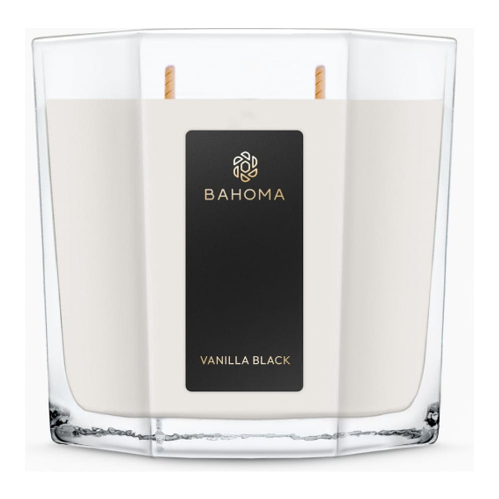 Bahoma london - Bougie 'Classic XL Octagonal' - Vanilla Black 400 g