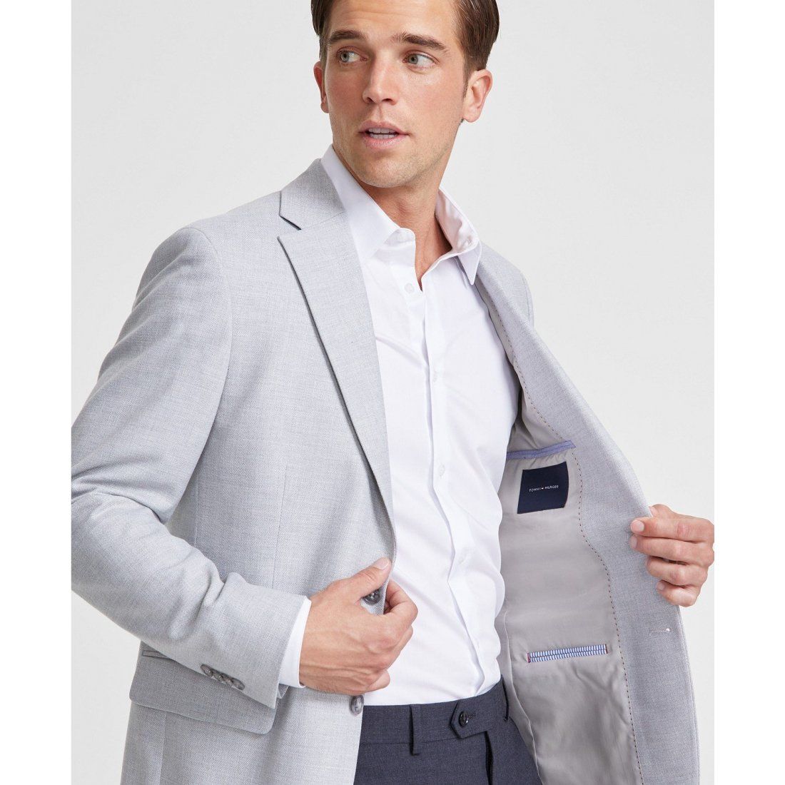 Tommy hilfiger - 'Modern-Fit Solid Sport Coat' pour Hommes