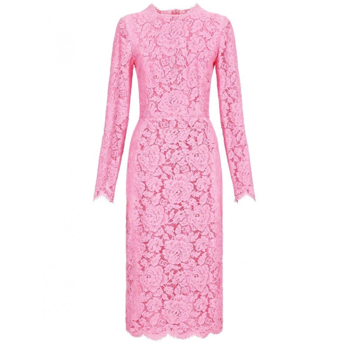 Dolce&gabbana - Robe Midi 'Floral-Lace' pour Femmes