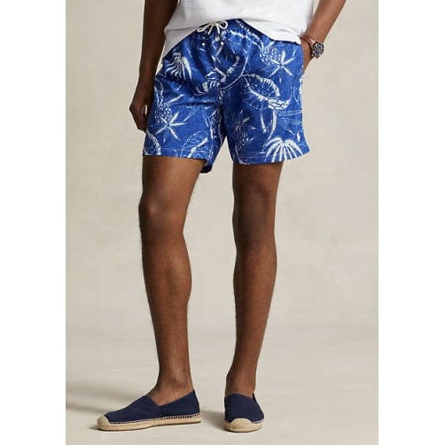 Polo ralph lauren - '5.75-Inch Hoffman Print Swim Trunks' pour Hommes
