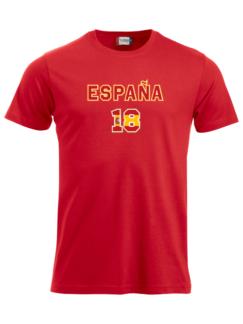 Clique - Wm2018 T-Shirt Fan 2 Espana