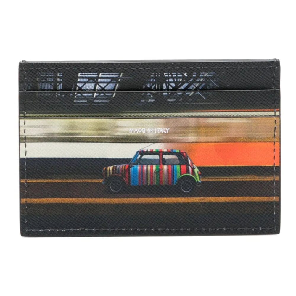 Paul smith - Porte-carte 'Commuter Mini-Print' pour Hommes