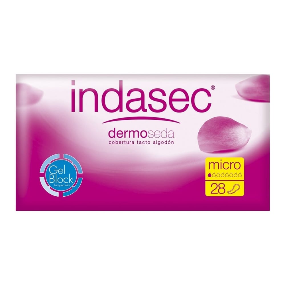 Indasec - Protections pour l'incontinence 'Dermoseda' - Micro 28 Pièces
