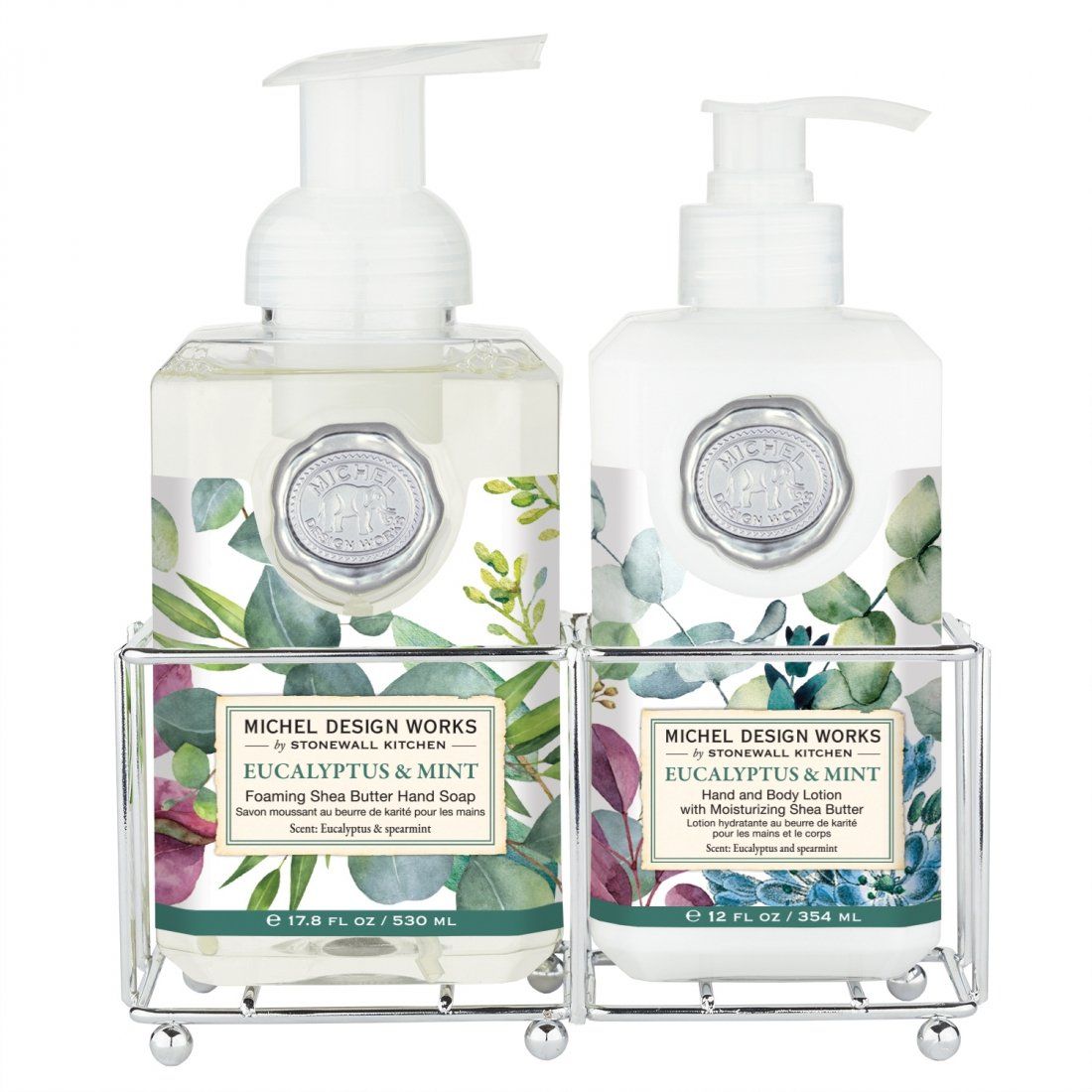Michel design works - Set de soins des mains 'Eucalyptus & Mint' - 2 Pièces