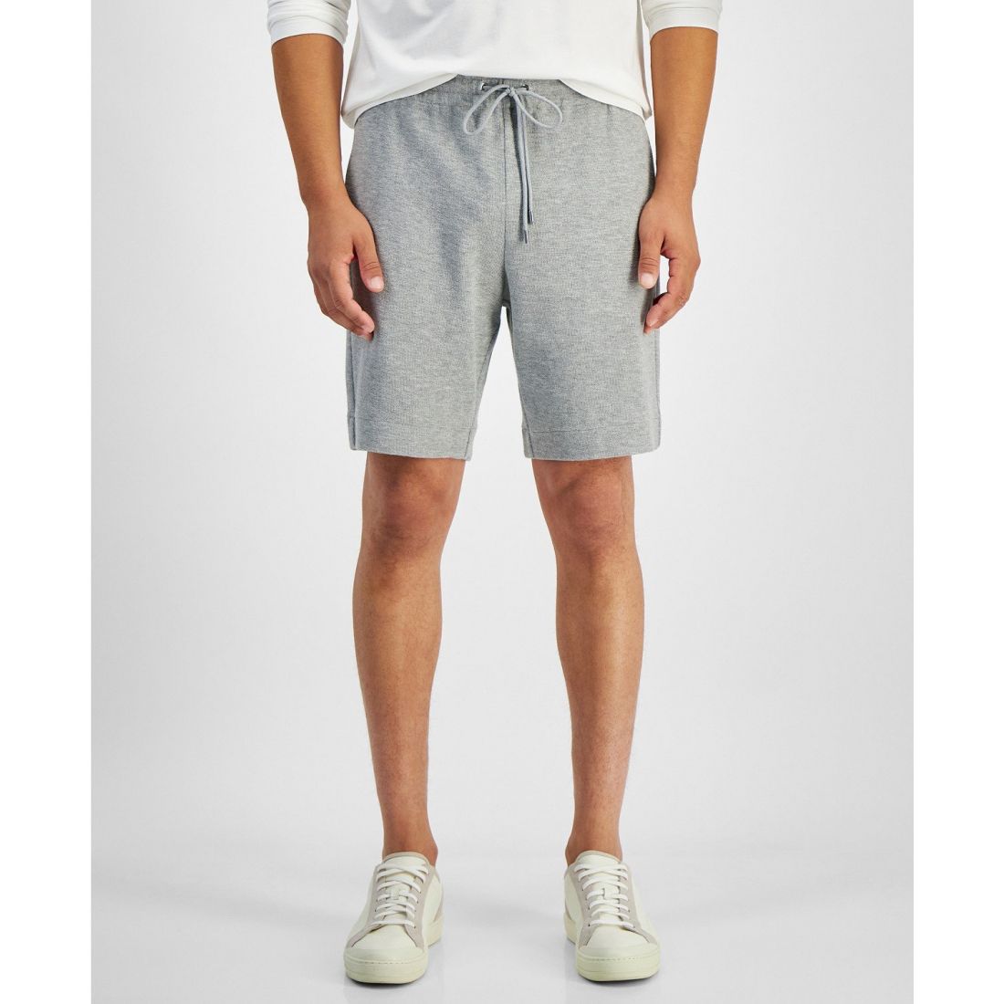 Michael kors - 'Athletic-Fit Solid 9 Terry Shorts' pour Hommes"