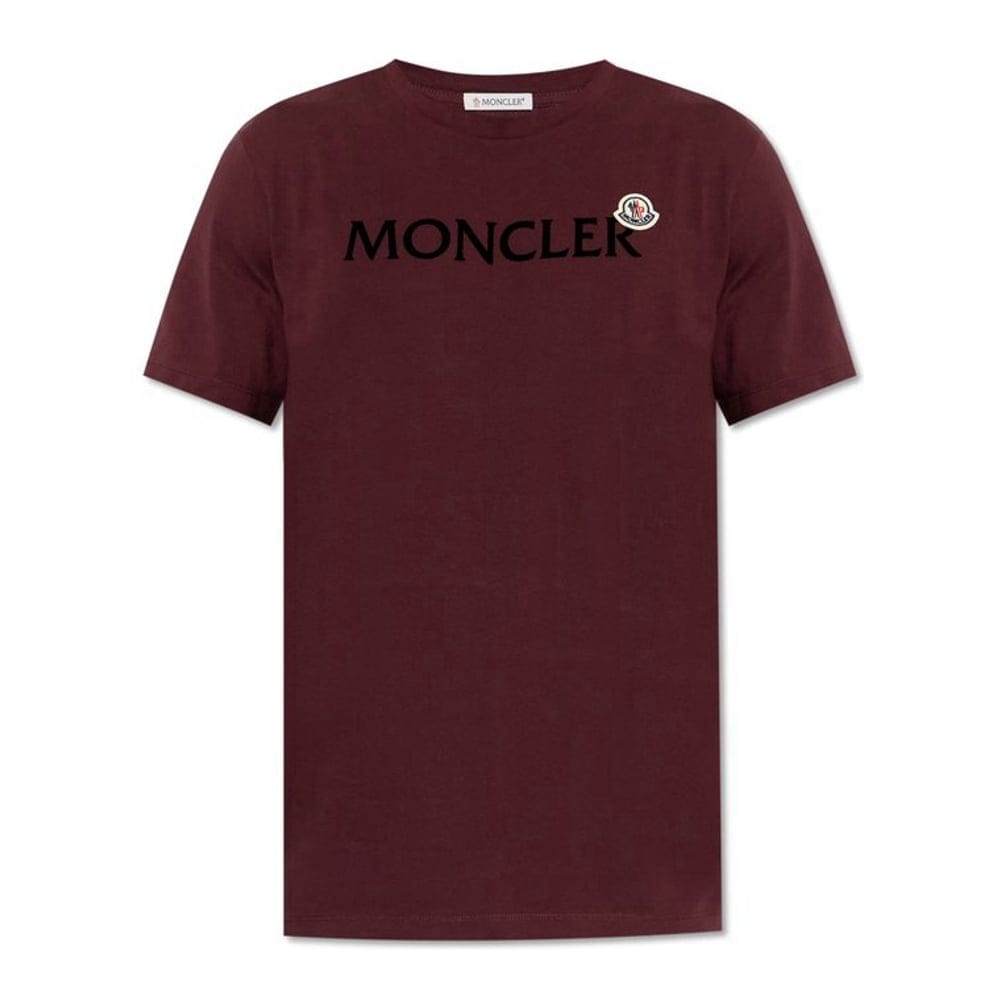 Moncler - T-shirt 'Moncler Flocked Logo' pour Hommes