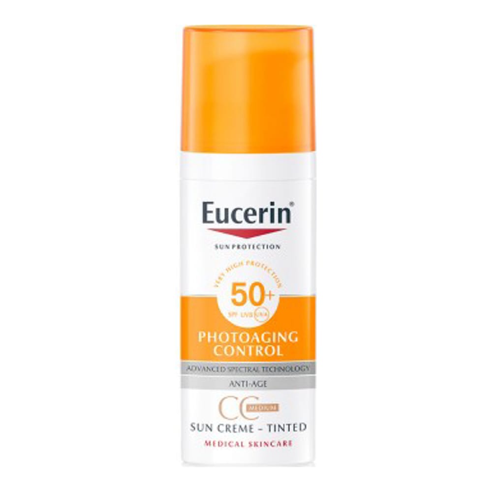 Eucerin - Crème solaire pour le visage 'Photoaging Control CC SPF50+' - Medium 50 ml