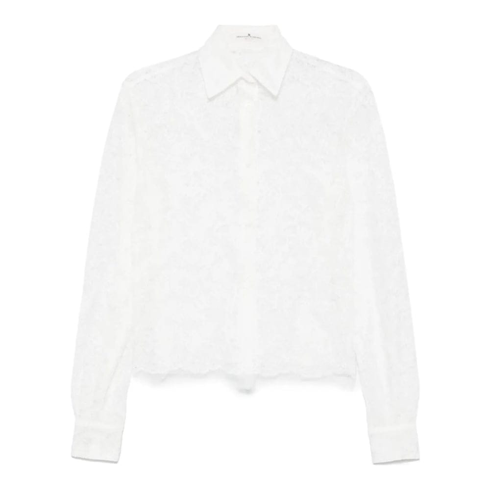Ermanno scervino - Chemise 'Floral-Embroidered' pour Femmes