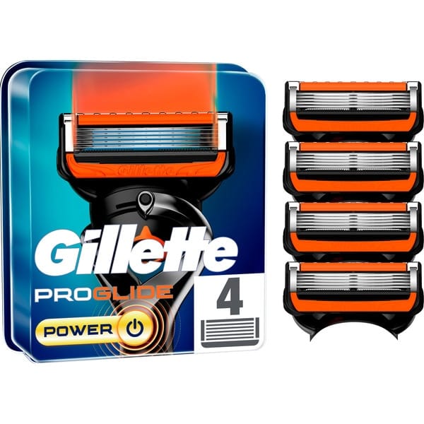 Gillette - Recharge pour rasoir 'Fusion ProGlide Power' - 4 Pièces