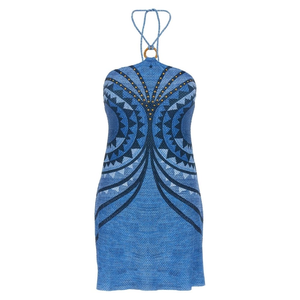 105726 - "Robe mini 'Intreccio Africano' pour Femmes"