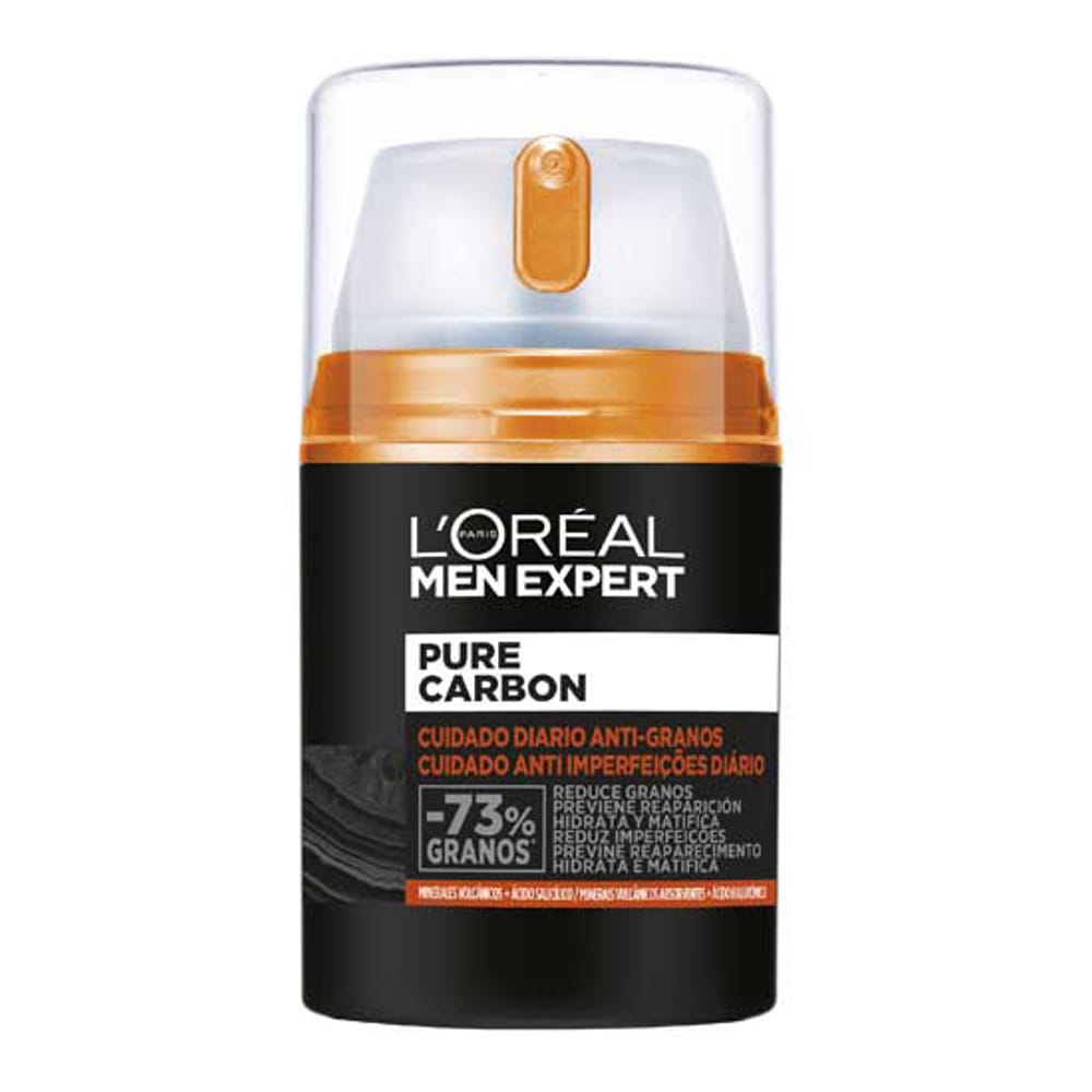 L'Oréal Paris - Crème anti-imperfection 'Men Expert Daily Anti-Pimple Care Pure Carbon' - 50 ml