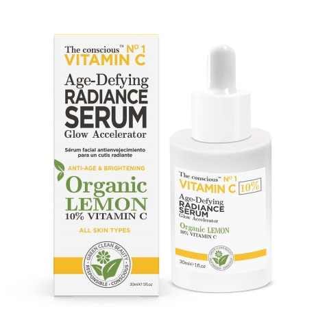 The Conscious™ - Sérum pour le visage 'Vitamin C Age-Defying Radiance Organic Lemon' - 30 ml