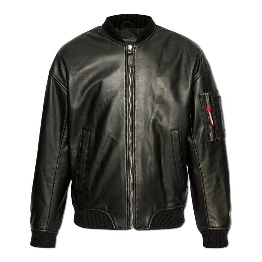 Dsquared - Veste en cuir 'Zip-Up' pour Hommes
