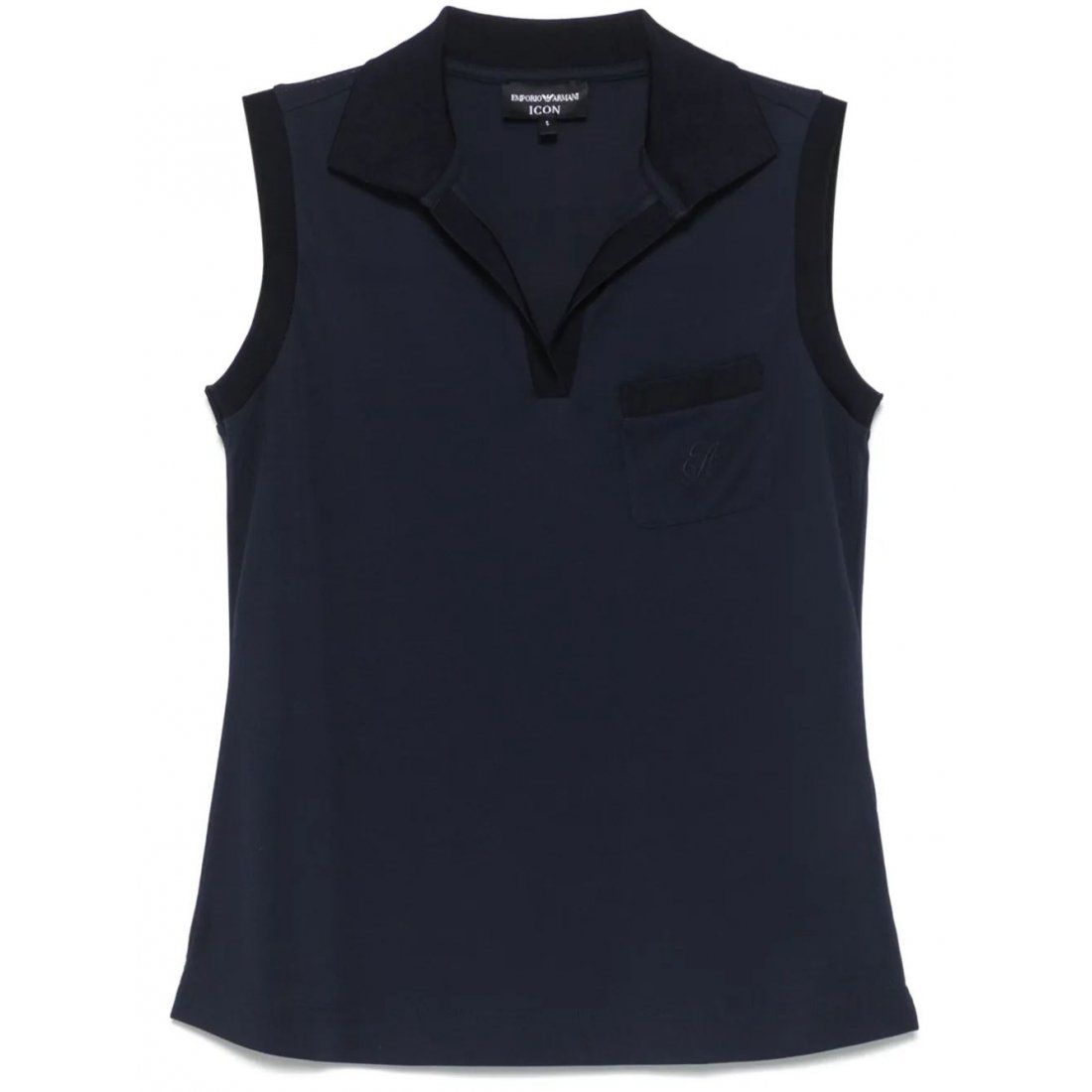Emporio armani - "Gilet 'Logo-Embroidered' pour Femmes"-S