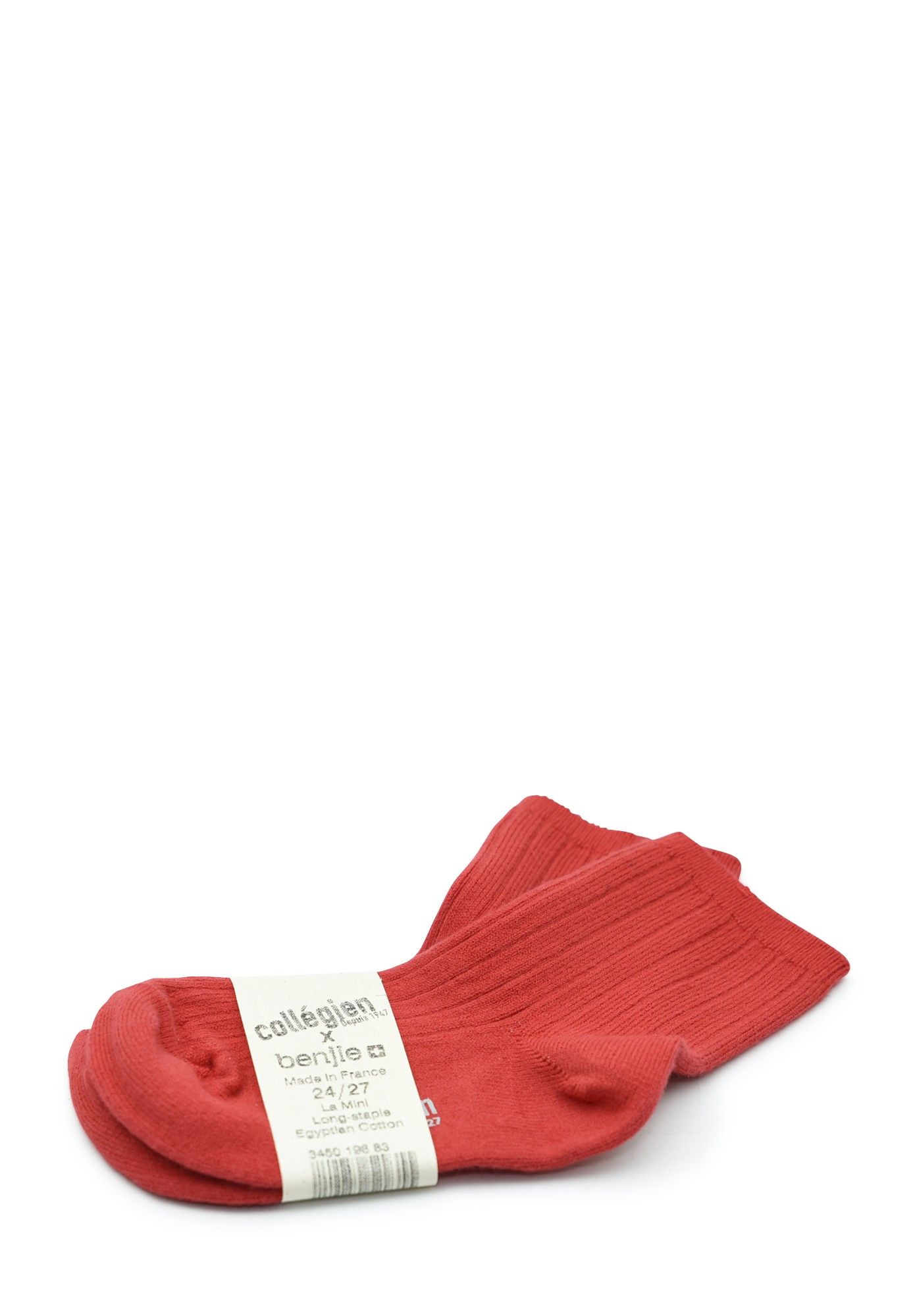 Benjie - Chaussette basse Benjie x Collegien Vrai Rouge