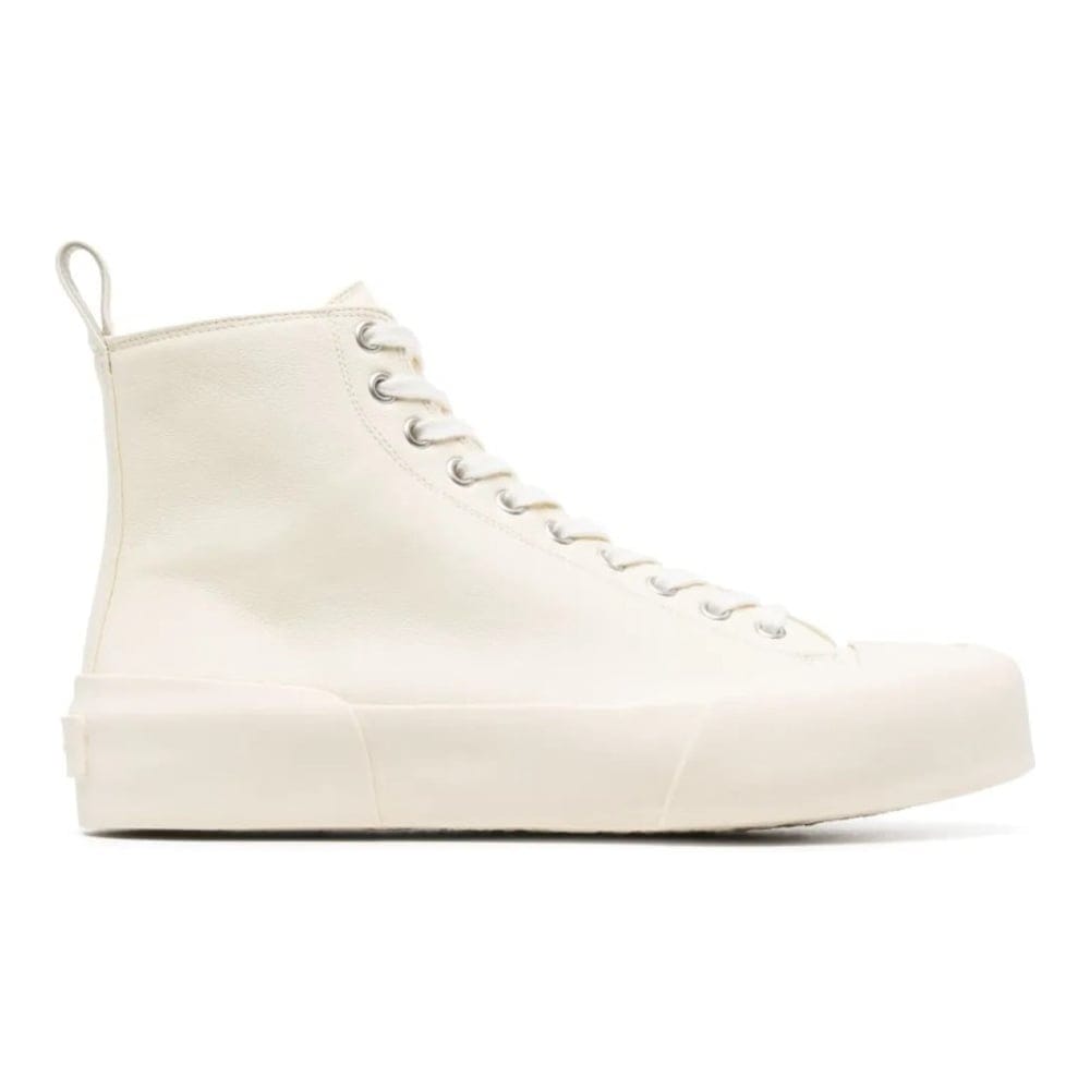 Jil sander - Sneakers montantes 'Monochrome' pour Femmes