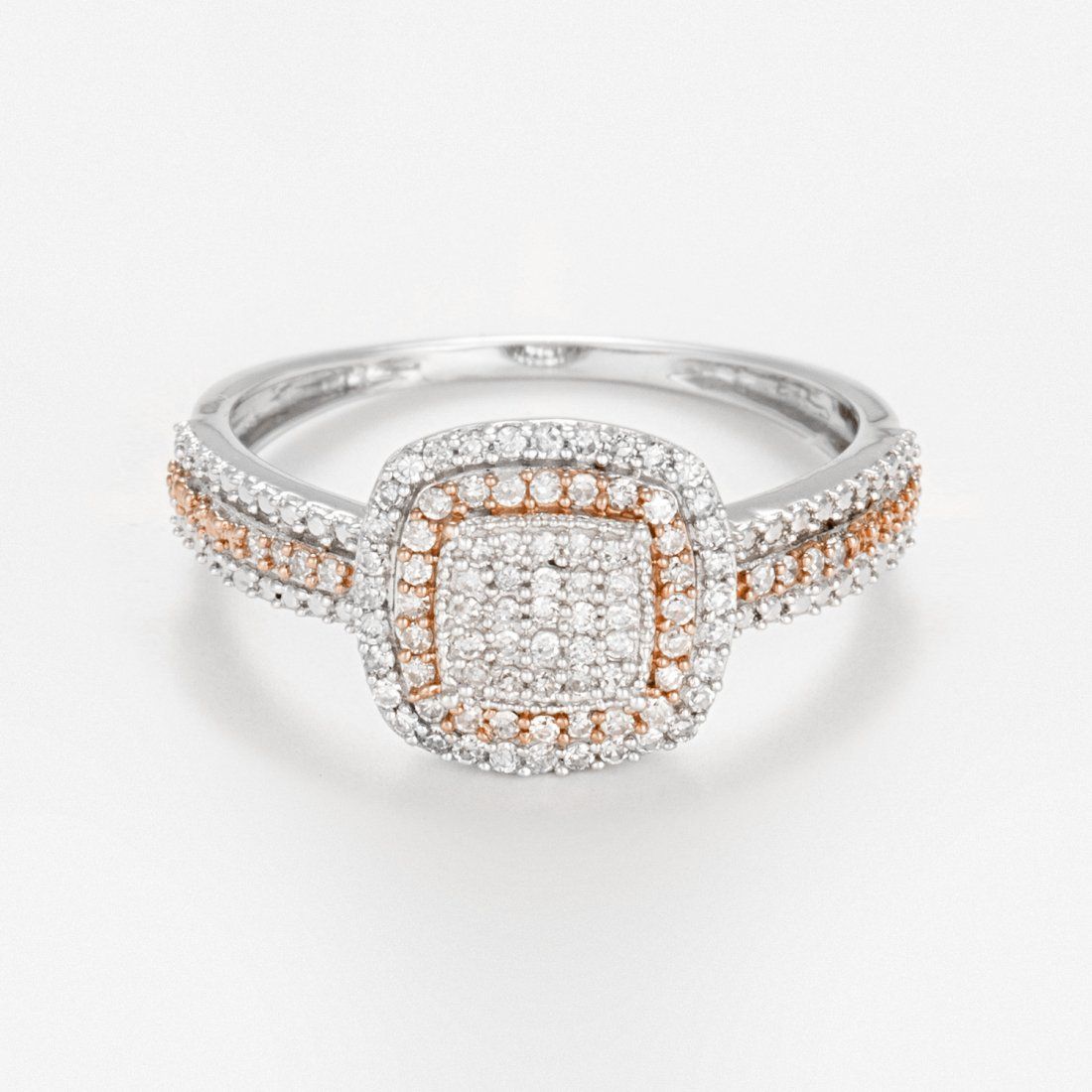 Diamanta - Bague 'Carré Antique' pour Femmes