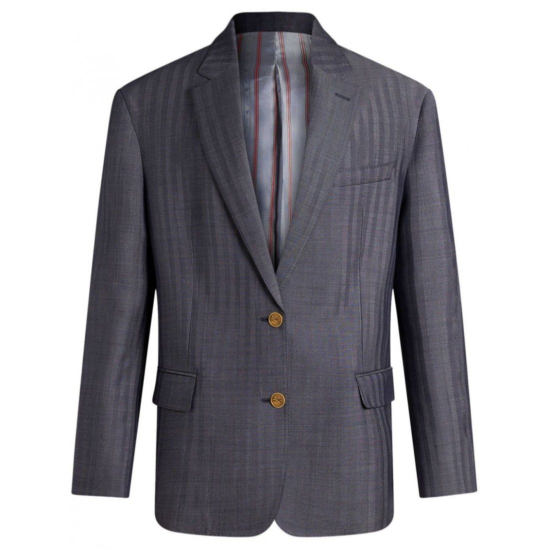 Etro - Veste 'Logo-Engraved Buttons' pour Femmes