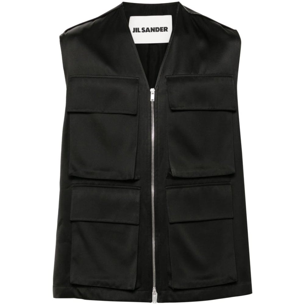 Jil sander - Gilet 'Gabardine-Weave' pour Hommes