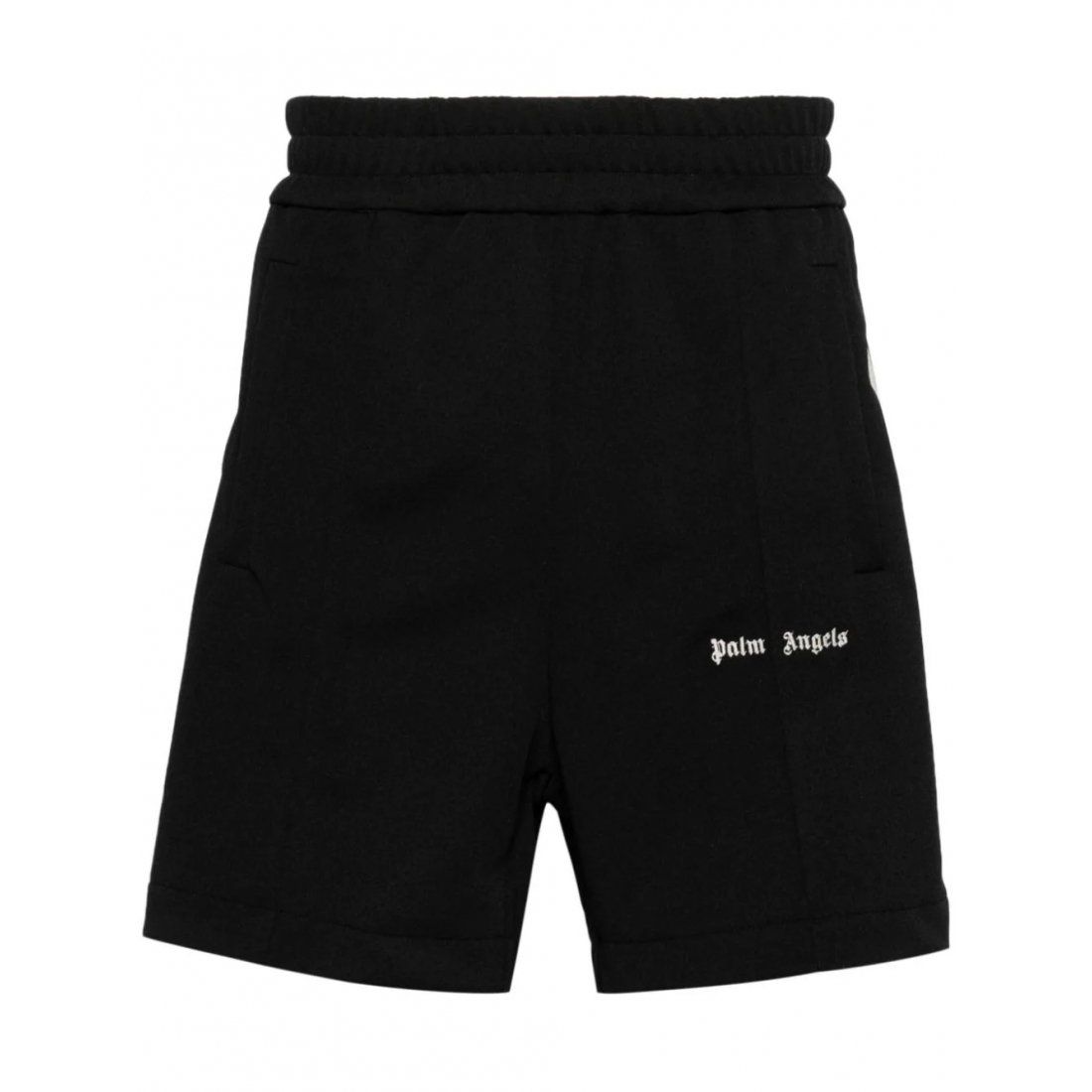 Palm angels - Short en coton 'Embroidered Logo' pour Hommes