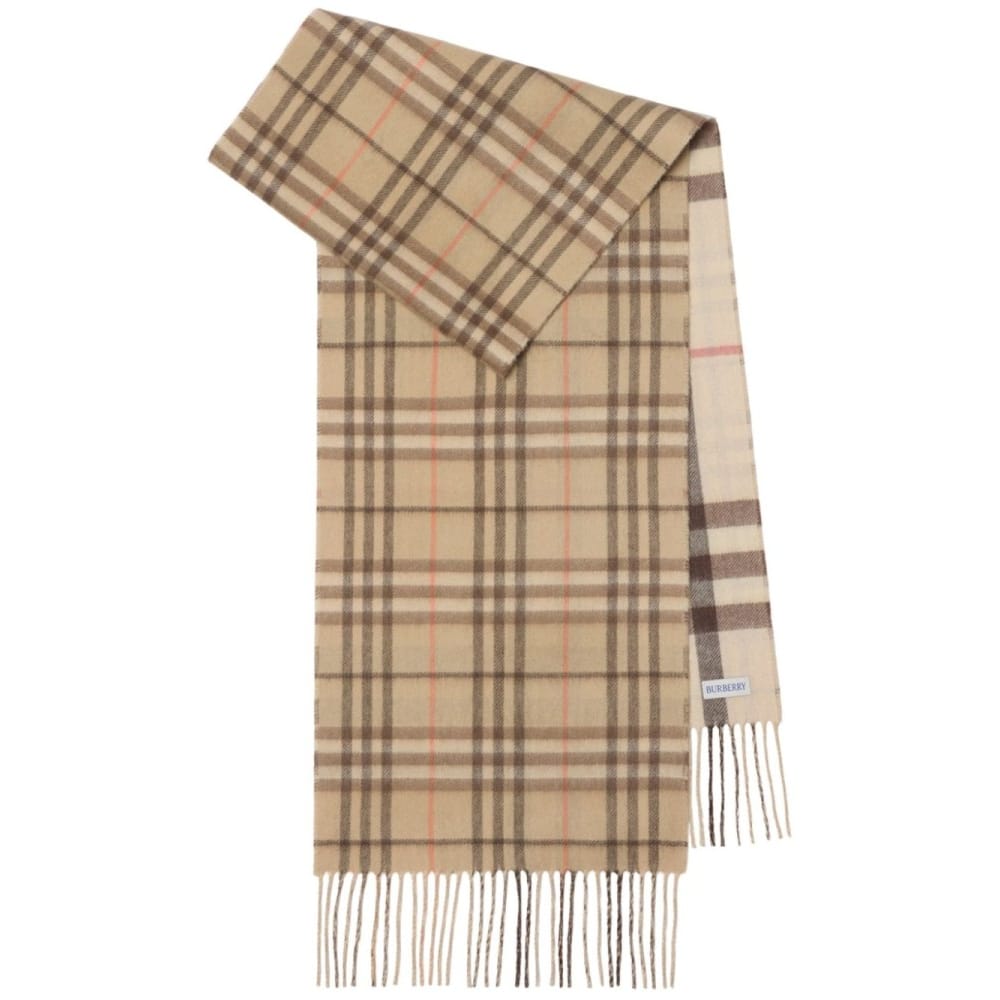Burberry - Écharpe en cachemire  'Vintage Check-Pattern' pour Femmes
