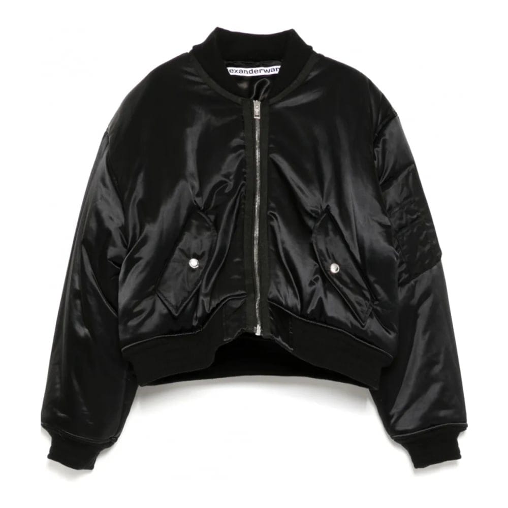 Alexander wang - Blouson bomber 'Shrunken' pour Femmes