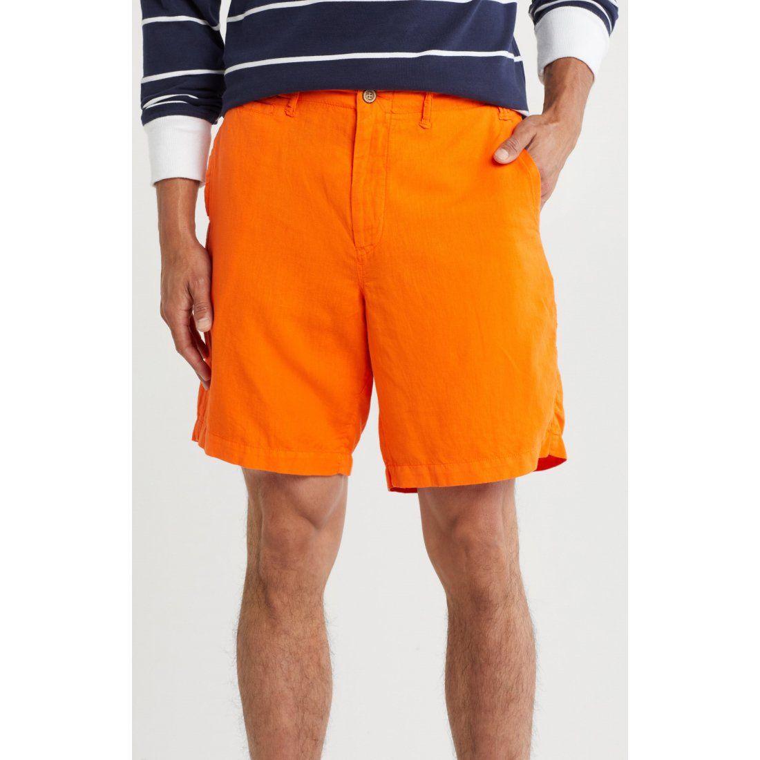 Polo ralph lauren - 'Classic Fit Maritime Linen & Cotton Shorts' pour Hommes