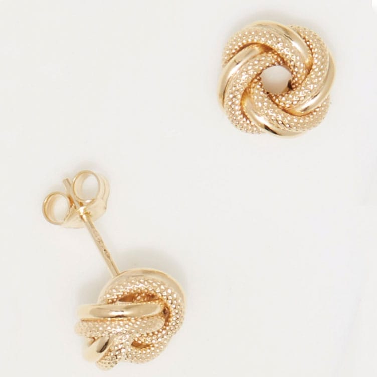 Di joya - Boucles d'oreilles 'Noeud Torsadé' pour Femmes