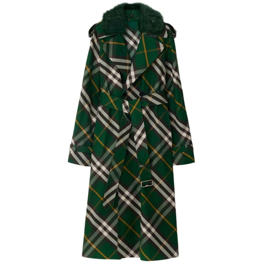 Burberry - Trench 'Check-Pattern' pour Femmes