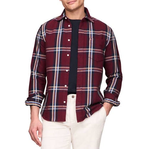 Tommy hilfiger - Chemise 'Heavy Brushed Checkered' pour Hommes