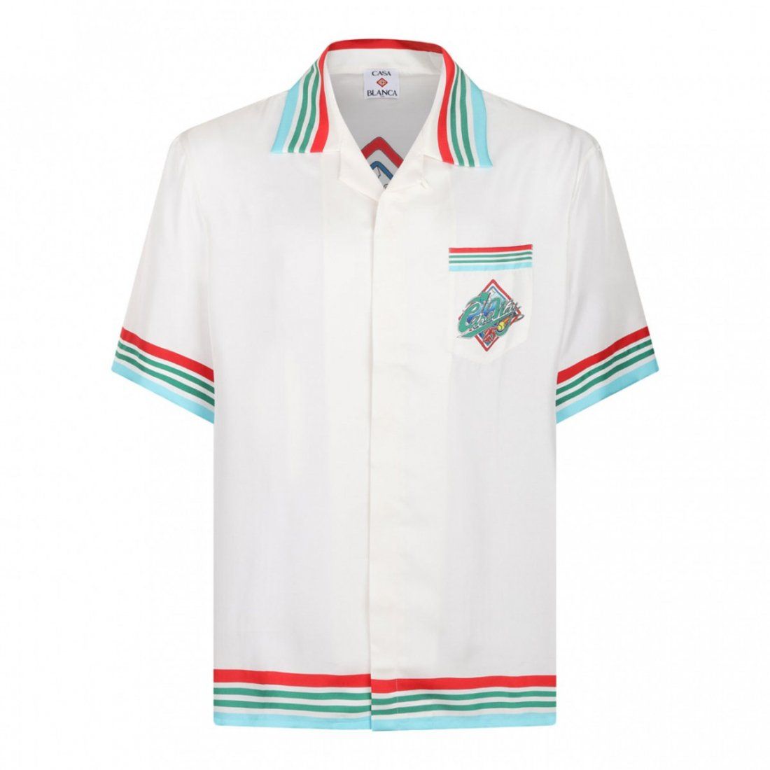 Casablanca - Chemise à manches courtes 'Casa Way World Series' pour Hommes