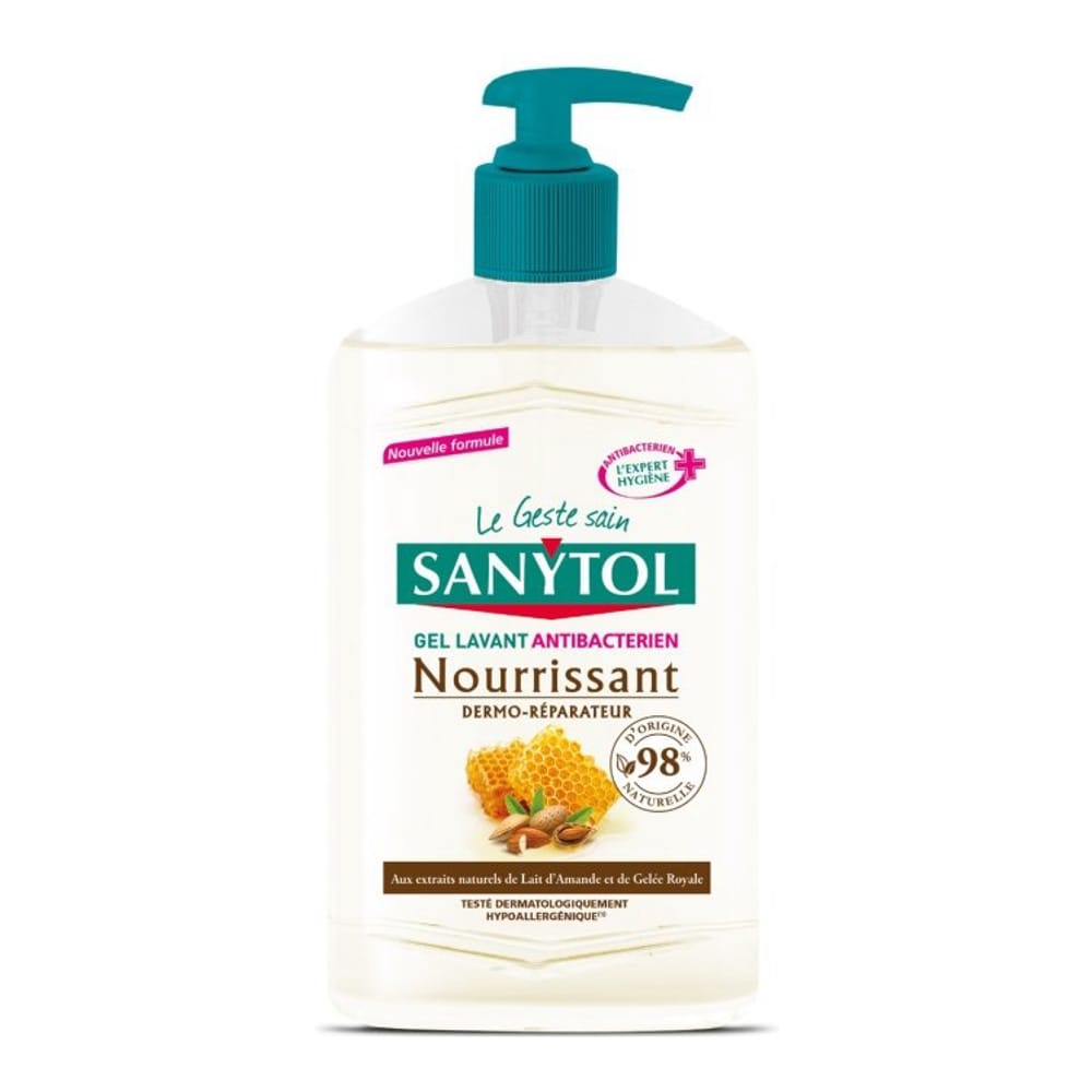 Sanytol - Savon liquide pour les mains 'Antibacterial Nourishing' - 250 ml