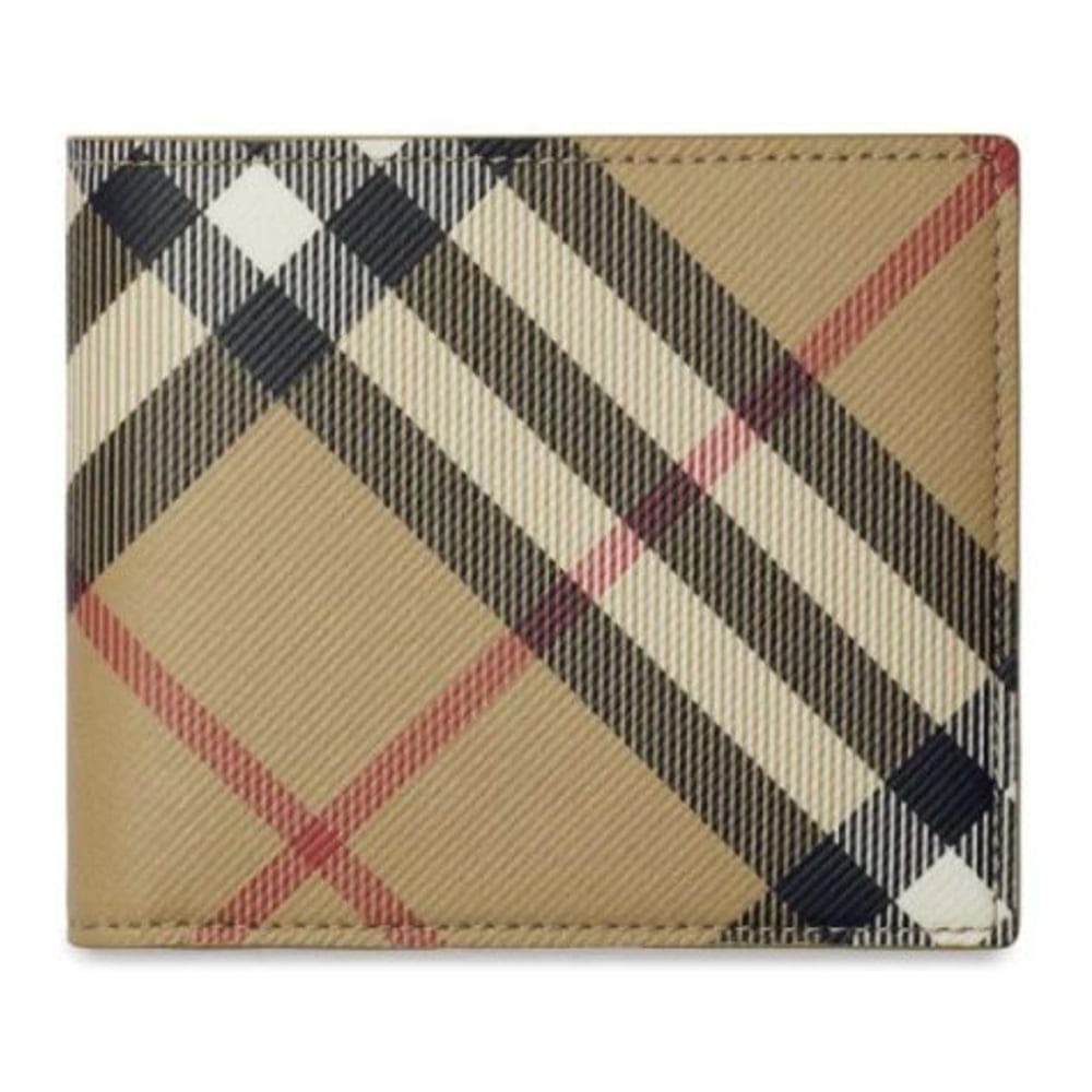 Burberry - Portefeuille 'Check Bifold' pour Hommes