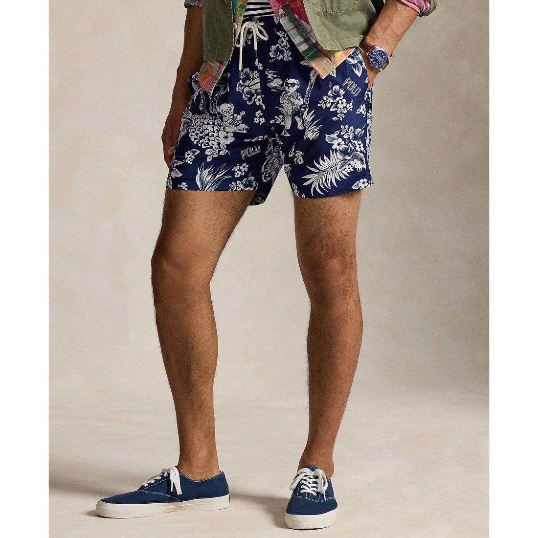 Polo ralph lauren - Short de bain '5.75-Inch Traveler Polo Bears' pour Hommes
