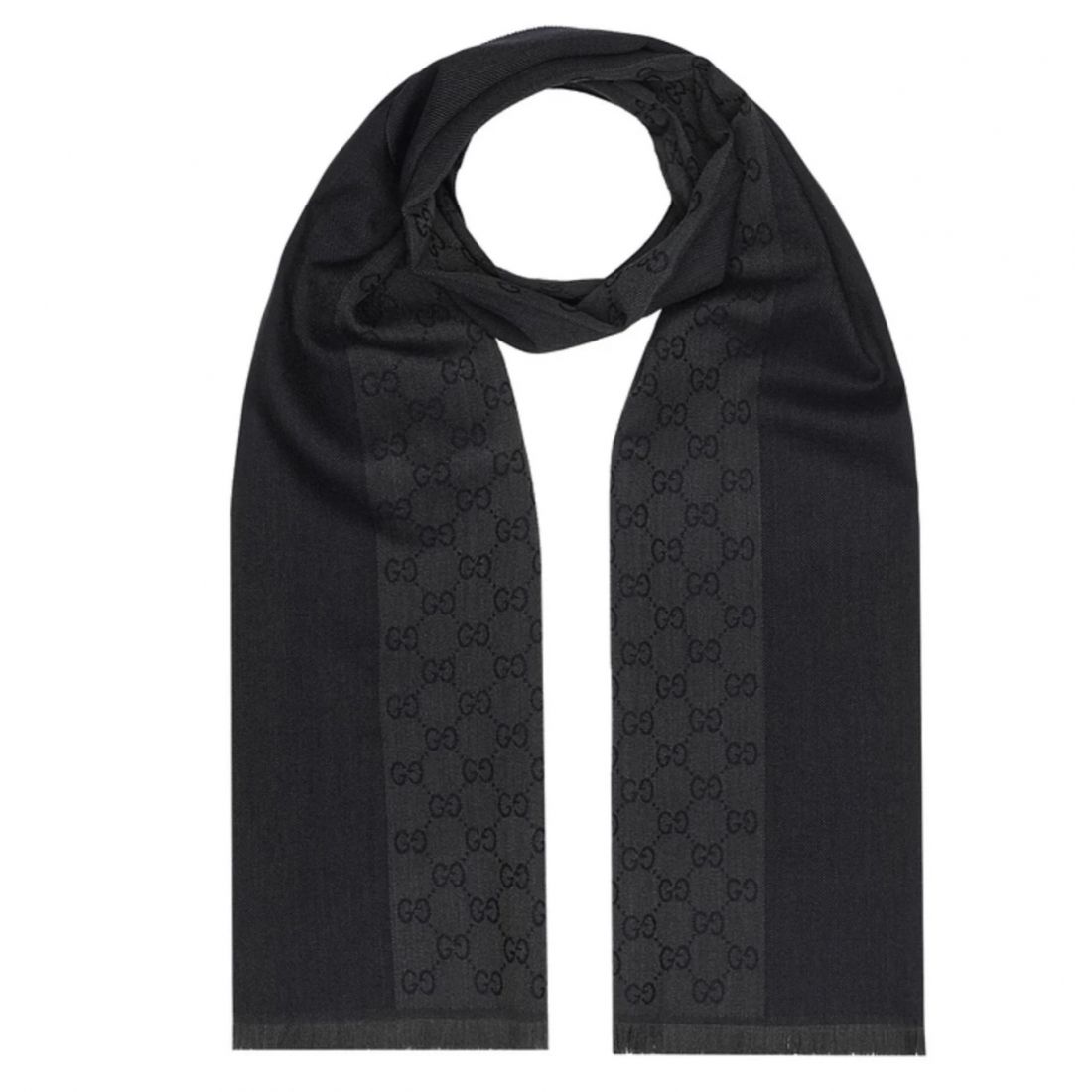 Gucci - Écharpe en laine 'Monogram'