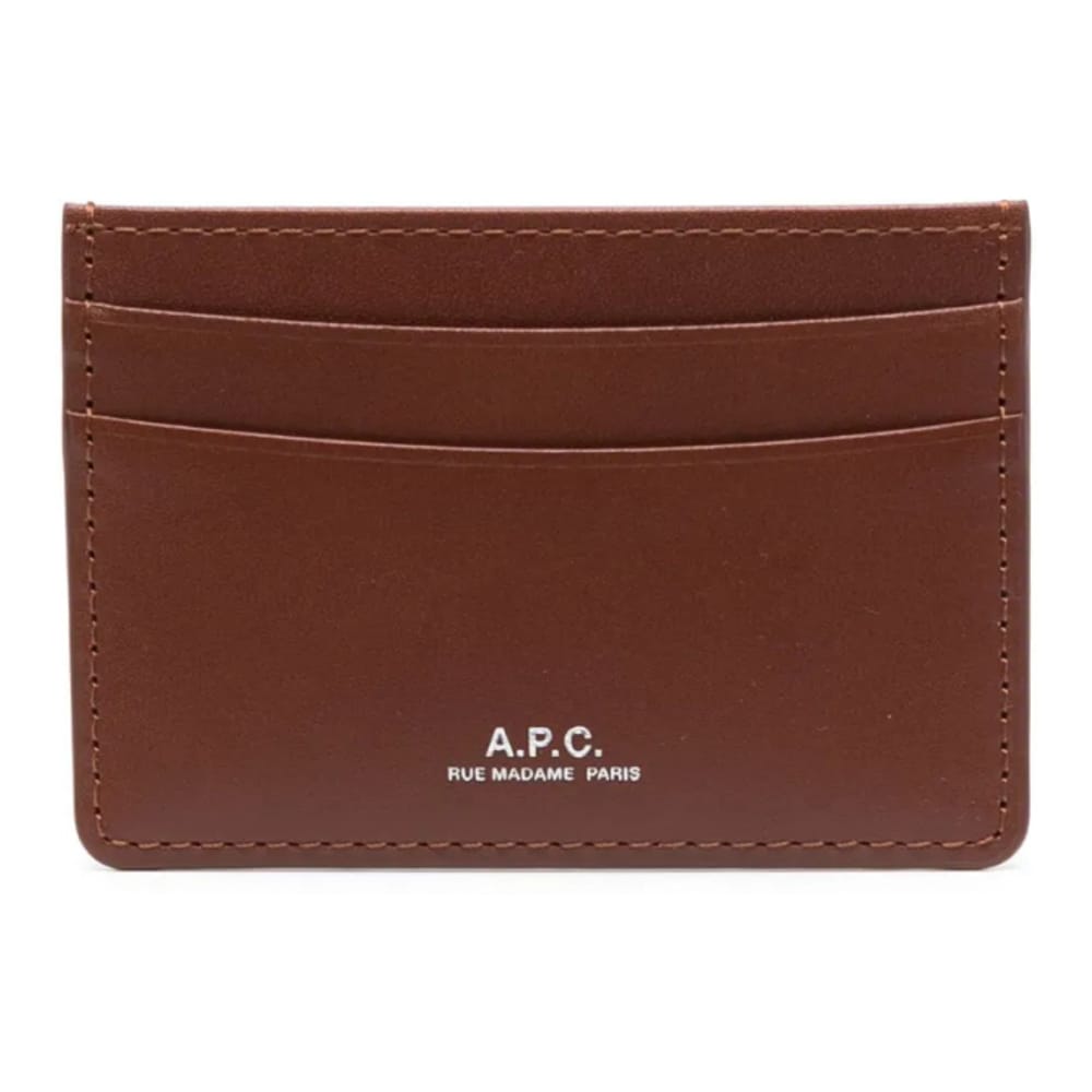 A.p.c. - Porte-carte 'André Logo-Stamp' pour Hommes