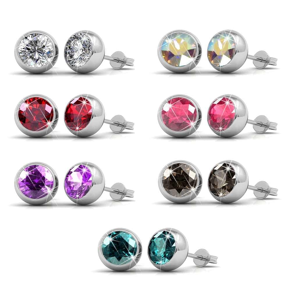 Myc paris - Set boucles d'oreilles '7 Days Moon' pour Femmes - 7 Paires
