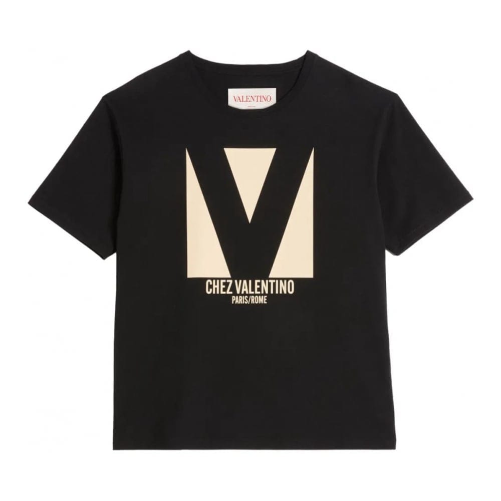 Valentino - "T-shirt 'Chez Valentino-Print' pour Hommes"-S