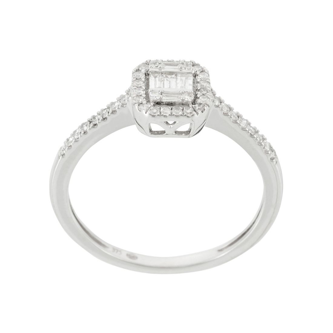 Diamanta - Bague 'Solitaire Lumineux' pour Femmes