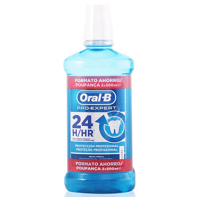 Oral-b - Bain de bouche 'Pro-Expert Professional Protection' - 500 ml, 2 Pièces
