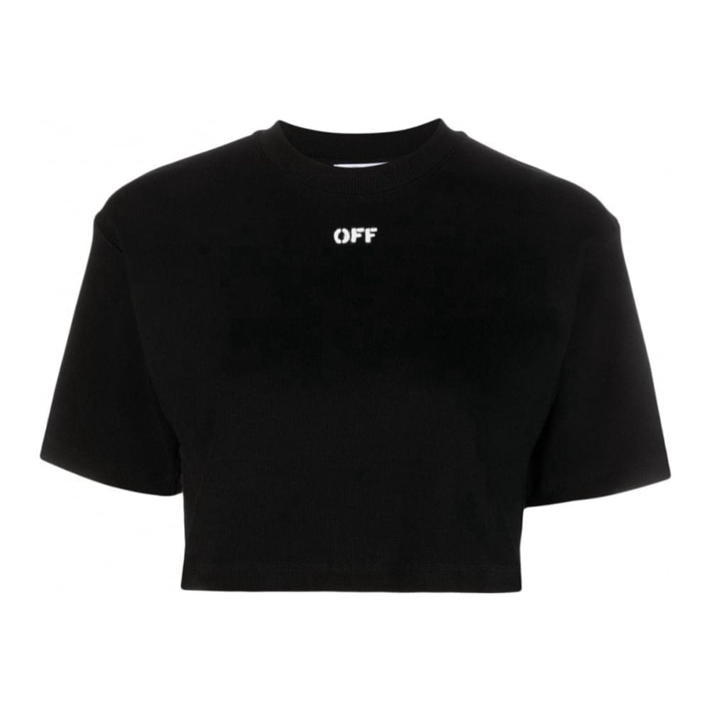 Off-White - T-Shirt court 'Logo' pour Femmes