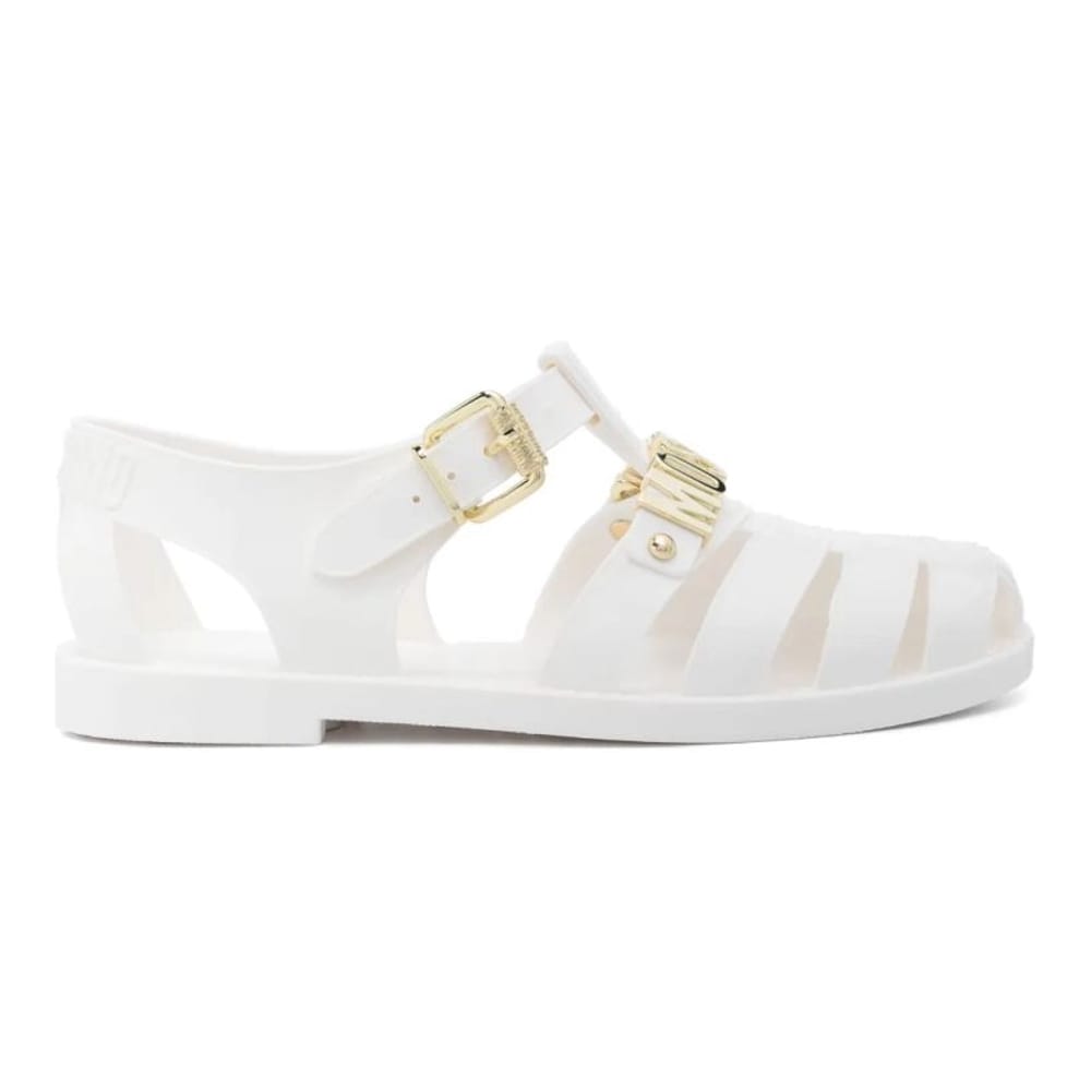 Moschino - Sandales  'Logo Lettering' pour Femmes