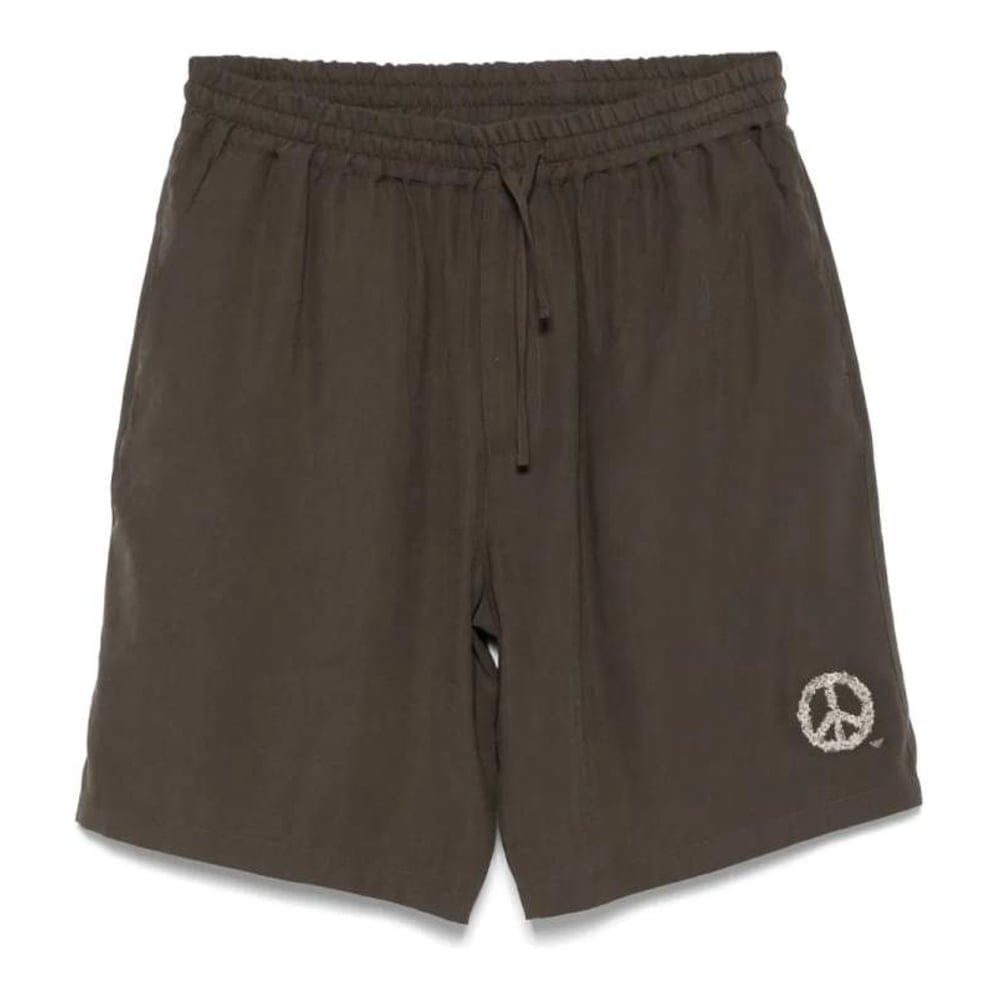 Emporio armani - Short 'Peace Sign-Motif' pour Hommes