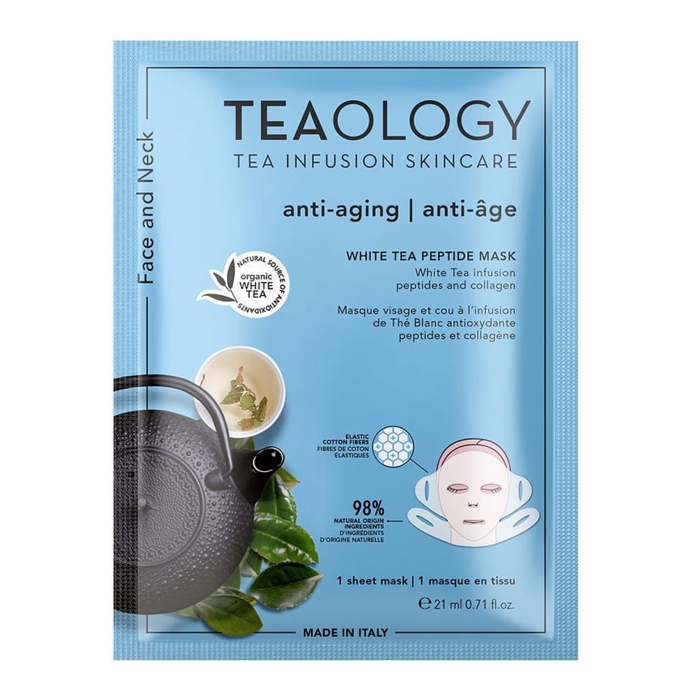 Teaology - Masque pour visage et cou 'White Tea Peptide' - 21 ml