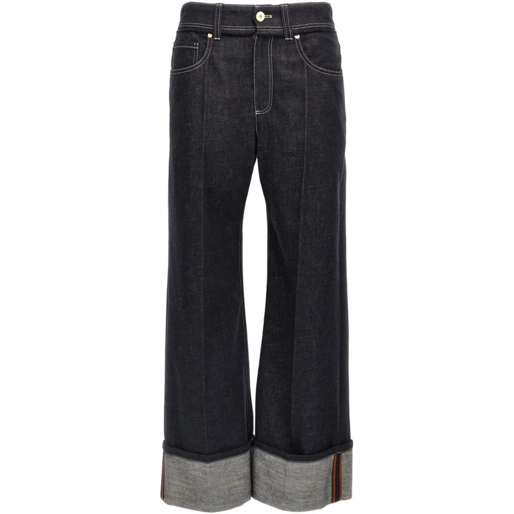 Brunello cucinelli - Jeans 'Turn Up-Hem' pour Femmes