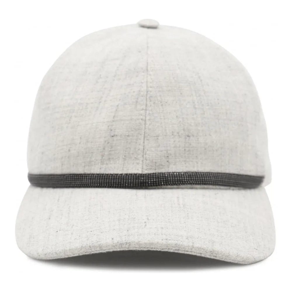 Brunello cucinelli - Casquette 'Monili Chain-Embellished' pour Femmes