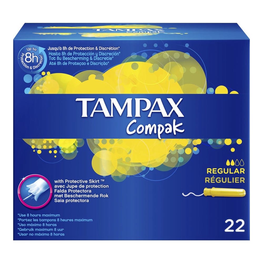 Tampax - Tampon 'Compak' - Regular 22 Pièces