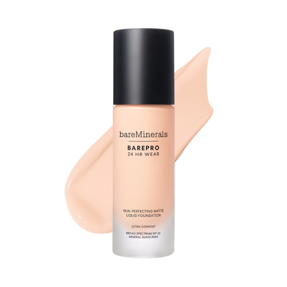 Bare minerals - Fond de teint liquide 'BarePro 24Hr Skin-Perfecting Matte SPF20' - 10 Fair Neutral 30 ml